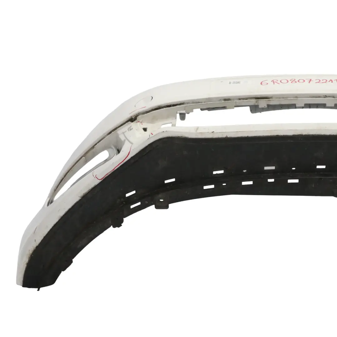 Front Bumper Volkswagen VW Polo 6R Front Trim Panel Cover Candy White - B9A to with Part number 6R0807221R Front Bumper Volkswagen VW Polo 6R Front Trim Panel Cover Candy White - B9A - SKU 6R0807221R-CAN - Part number 6R0807221R