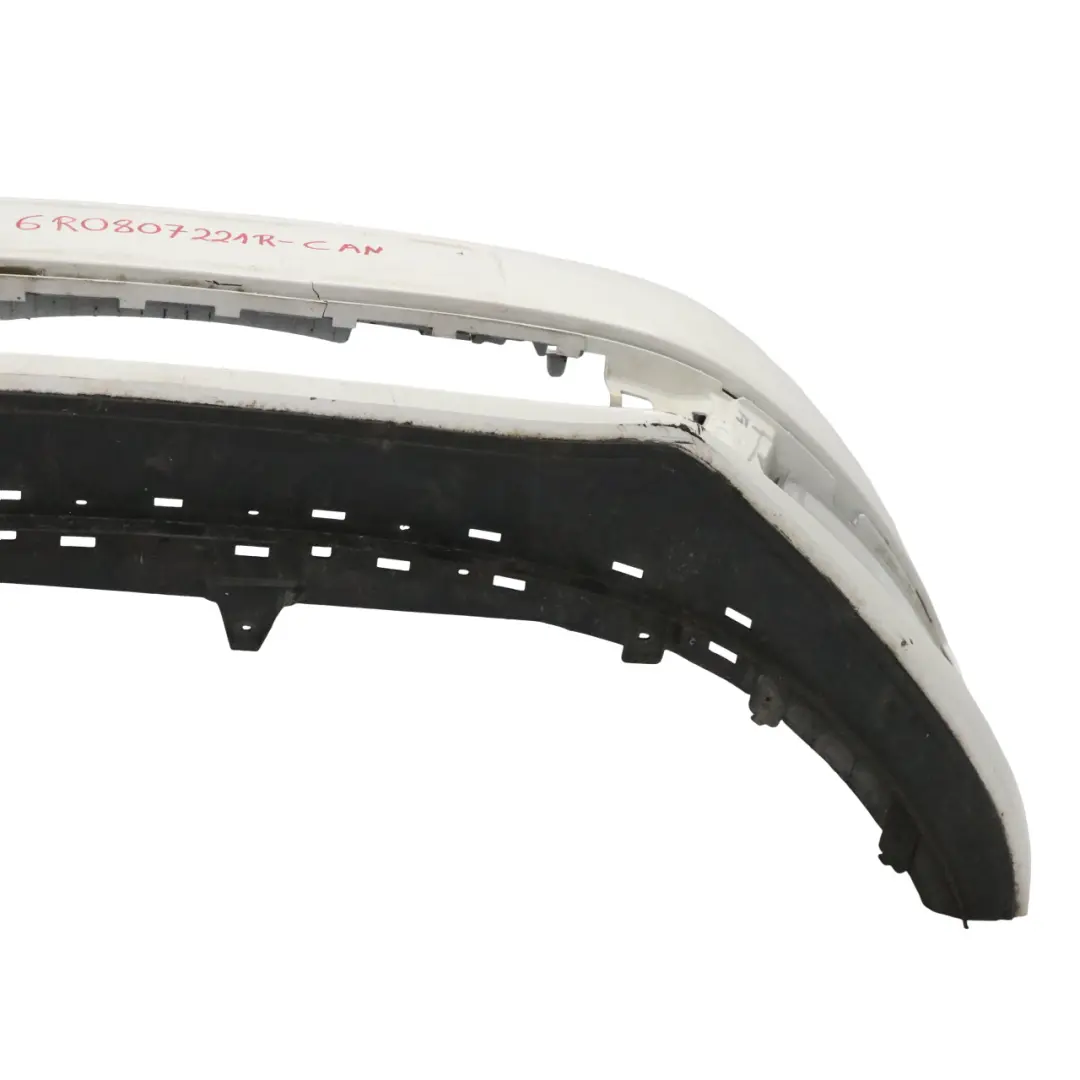 Front Bumper Volkswagen VW Polo 6R Front Trim Panel Cover Candy White - B9A to with Part number 6R0807221R Front Bumper Volkswagen VW Polo 6R Front Trim Panel Cover Candy White - B9A - SKU 6R0807221R-CAN - Part number 6R0807221R