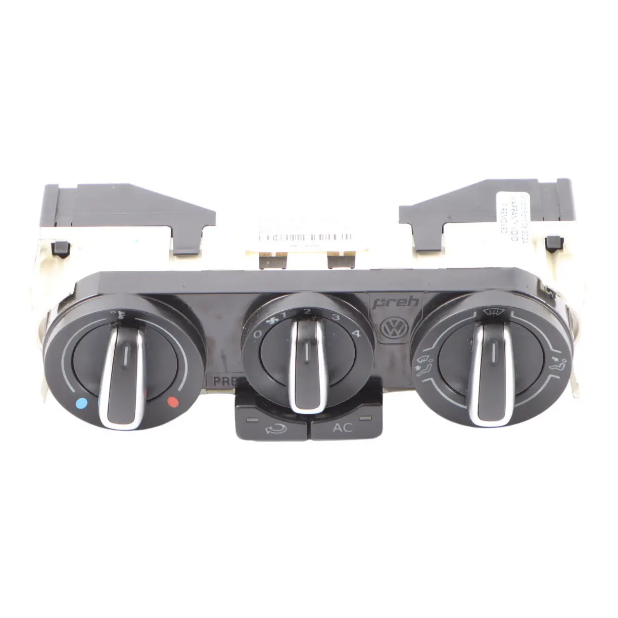 Volkswagen Polo Mk5 6R Panel control climatizador Interruptor A/C 6R0820045N