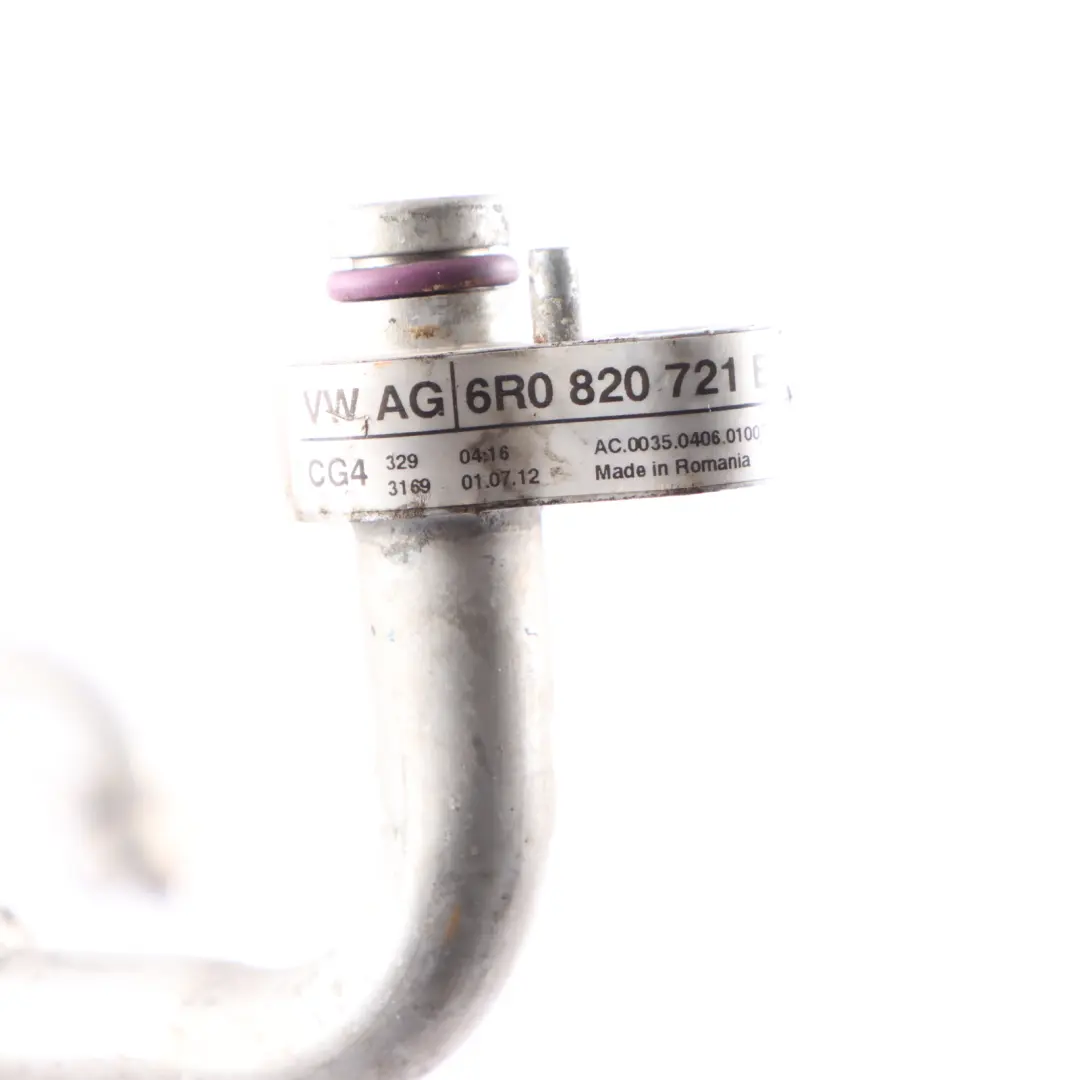 Con Hose VW Polo 6R Seat Ibiza 4 Air Conditioning Pipe Line to Air with Part number 6R0820721E Air Con Hose VW Polo 6R Seat Ibiza 4 Air Conditioning Pipe Line - SKU 6R0820721E - Part number 6R0820721E