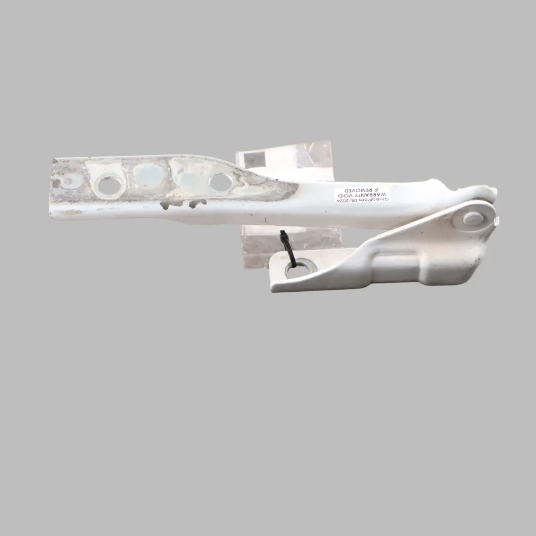 Front Left N/S Hood Bonnet Hinge Candy White LB9A to Volkswagen Polo 6R with Part number 6R0823301A Volkswagen Polo 6R Front Left N/S Hood Bonnet Hinge Candy White LB9A - SKU 6R0823301A-CAN - Part number 6R0823301A