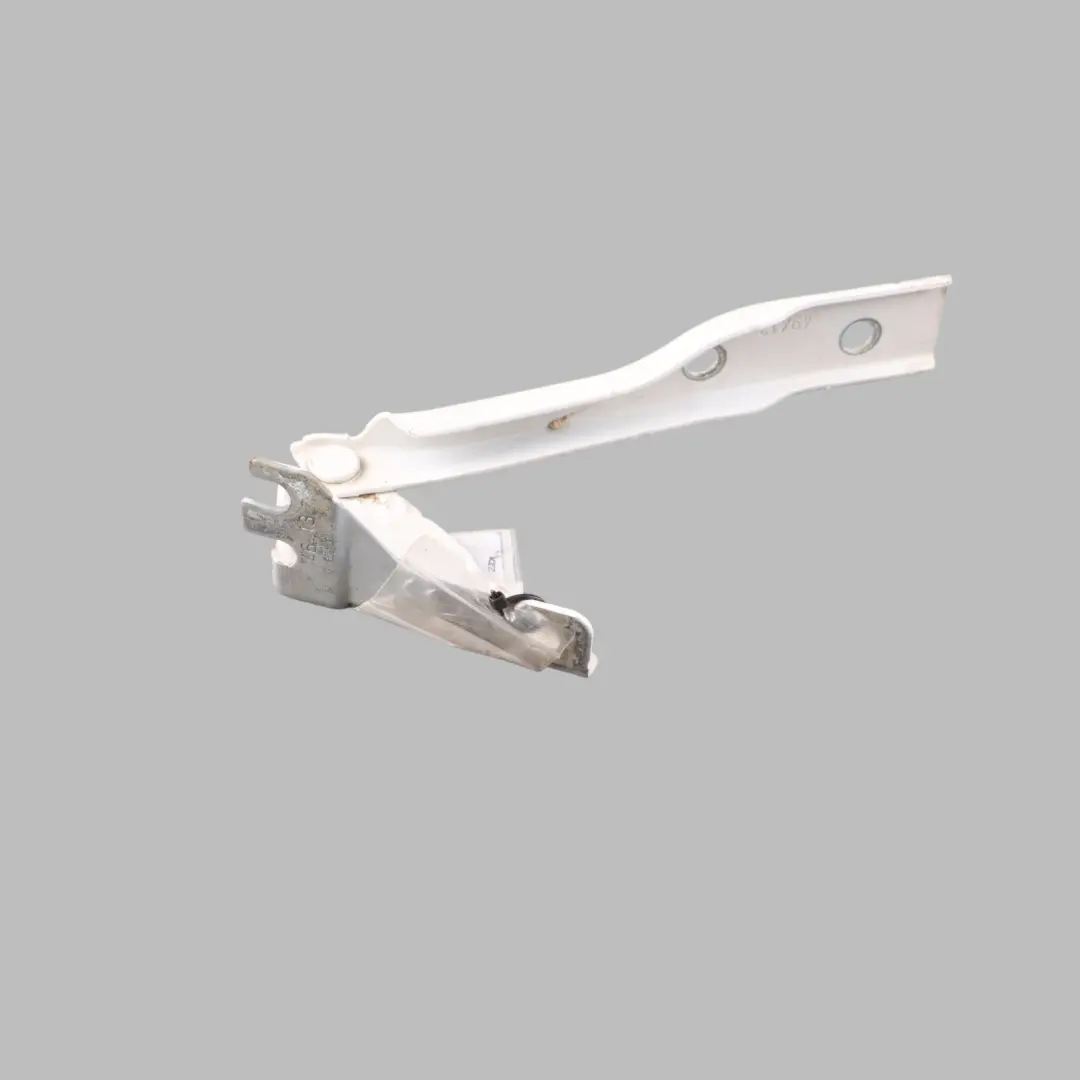 Front Left N/S Hood Bonnet Hinge Candy White LB9A to Volkswagen Polo 6R with Part number 6R0823301A Volkswagen Polo 6R Front Left N/S Hood Bonnet Hinge Candy White LB9A - SKU 6R0823301A-CAN - Part number 6R0823301A