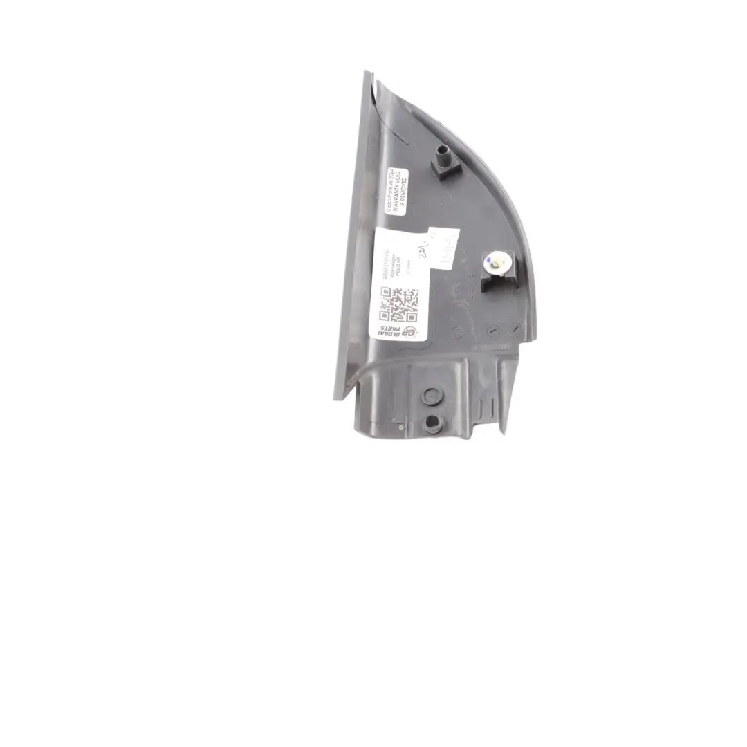 Mirror Triangle Cover Interior Right O/S Trim to Volkswagen Polo 6R with Part number 6R0837974G Volkswagen Polo 6R Mirror Triangle Cover Interior Right O/S Trim - SKU 6R0837974G - Part number 6R0837974G