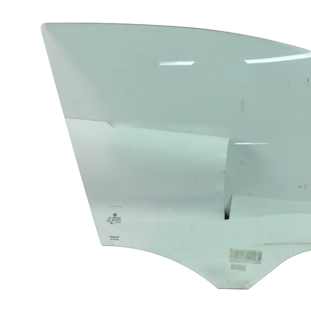 Volkswagen Polo 6R 5 Tür Glas Fenster Vordertür Rechts AS2 Grün - SKU 6R0845202A - Teilenummer 6R0845202A