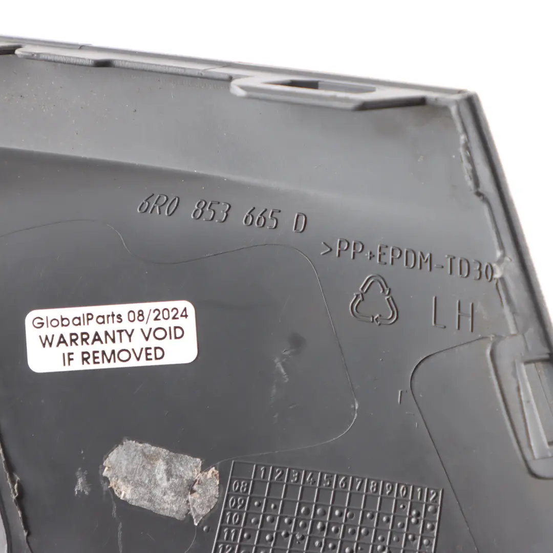 Fog Light Surround Bumper Lamp Cover Left N/S to Volkswagen Polo 6R with Part number 6R0853665D Volkswagen Polo 6R Fog Light Surround Bumper Lamp Cover Left N/S - SKU 6R0853665D - Part number 6R0853665D