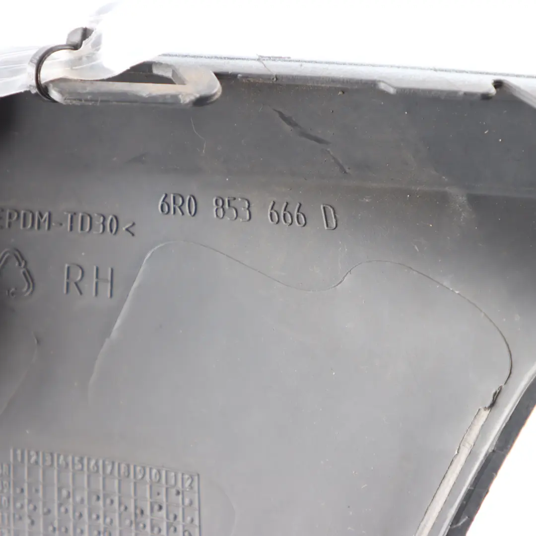 Fog Light Surround Bumper Lamp Cover Right O/S to Volkswagen Polo 6R with Part number 6R0853666D Volkswagen Polo 6R Fog Light Surround Bumper Lamp Cover Right O/S - SKU 6R0853666D - Part number 6R0853666D