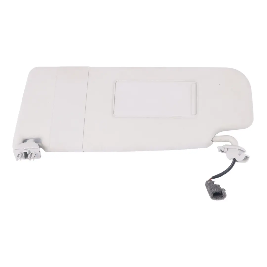 Parasol Delantero Izquierdo Gris Espejo Iluminado para Volkswagen Polo 6R con número de pieza 6R0857551A Volkswagen Polo 6R Parasol Delantero Izquierdo Gris Espejo Iluminado - SKU 6R0857551A - Número de pieza 6R0857551A