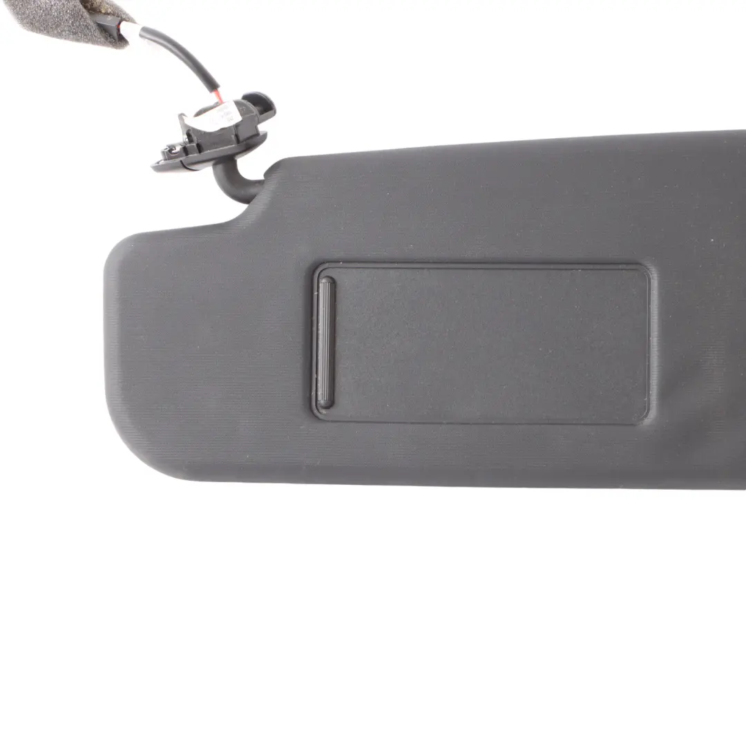VW Volkswagen Polo 6N Sun Visor Cover Panel Left N/S Mirror Black - SKU 6R0857551K-1 - Part number 6R0857551K