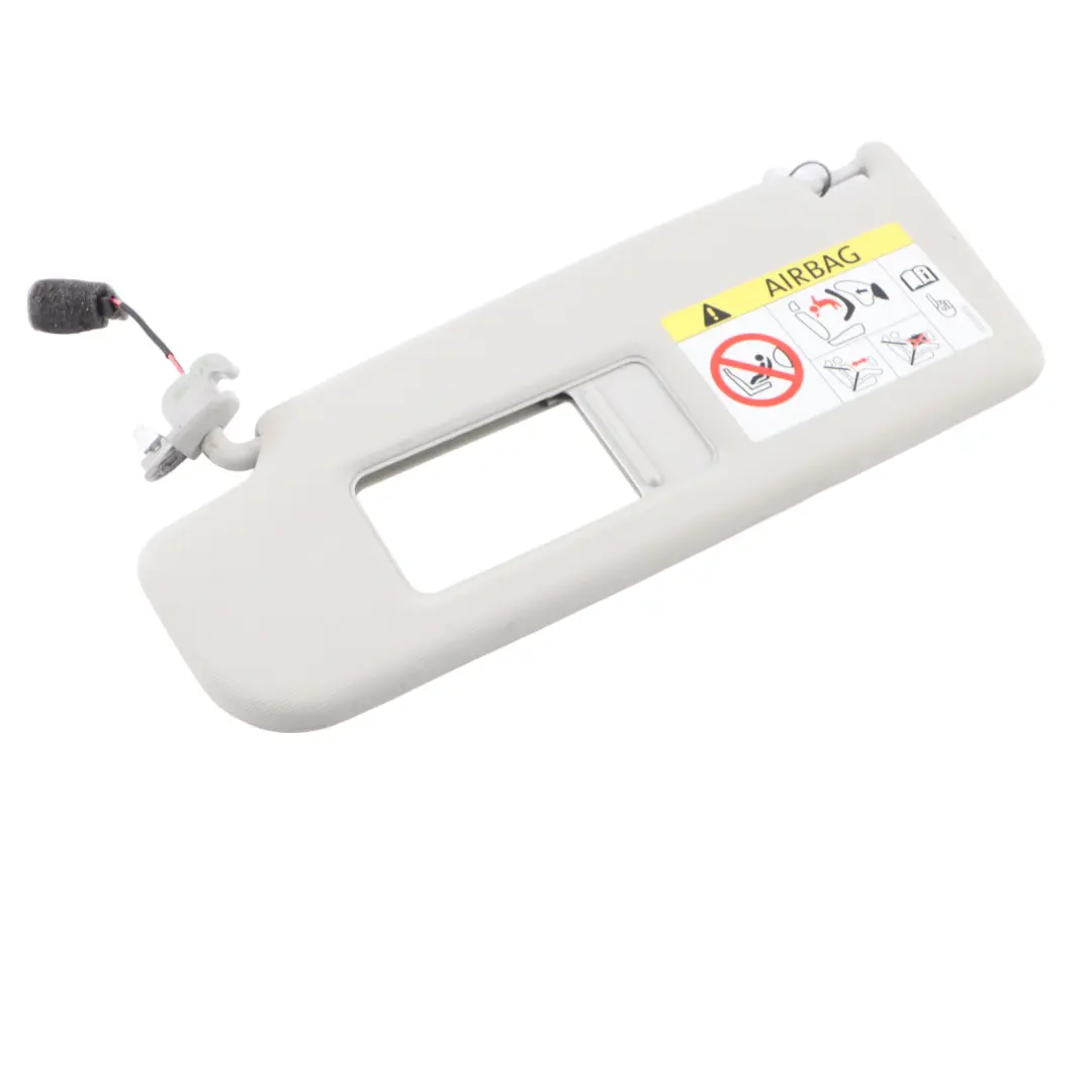 Sun Visor Left N/S Grey Iluminated Mirror to Volkswagen Polo 6R with Part number 6R0857551N Volkswagen Polo 6R Sun Visor Left N/S Grey Iluminated Mirror - SKU 6R0857551N - Part number 6R0857551N