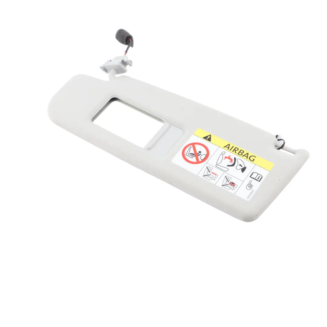 Sun Visor Left N/S Grey Iluminated Mirror to Volkswagen Polo 6R with Part number 6R0857551N Volkswagen Polo 6R Sun Visor Left N/S Grey Iluminated Mirror - SKU 6R0857551N - Part number 6R0857551N