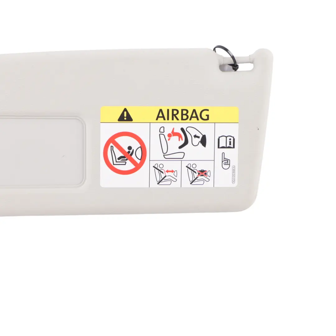 Volkswagen Polo 6R Sun Visor Left N/S Grey Iluminated Mirror - SKU 6R0857551N - Part number 6R0857551N
