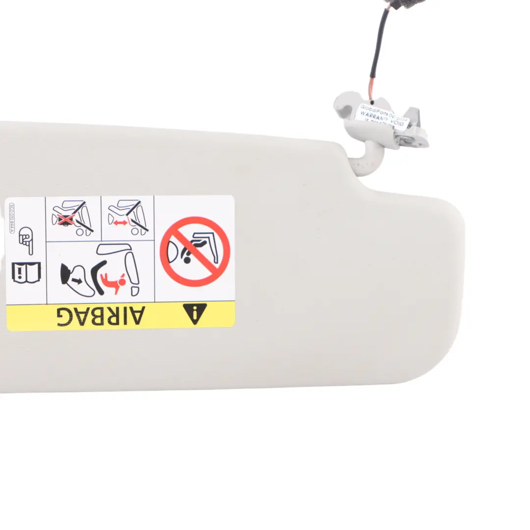 Sun Visor Left N/S Grey Iluminated Mirror to Volkswagen Polo 6R with Part number 6R0857551N Volkswagen Polo 6R Sun Visor Left N/S Grey Iluminated Mirror - SKU 6R0857551N - Part number 6R0857551N