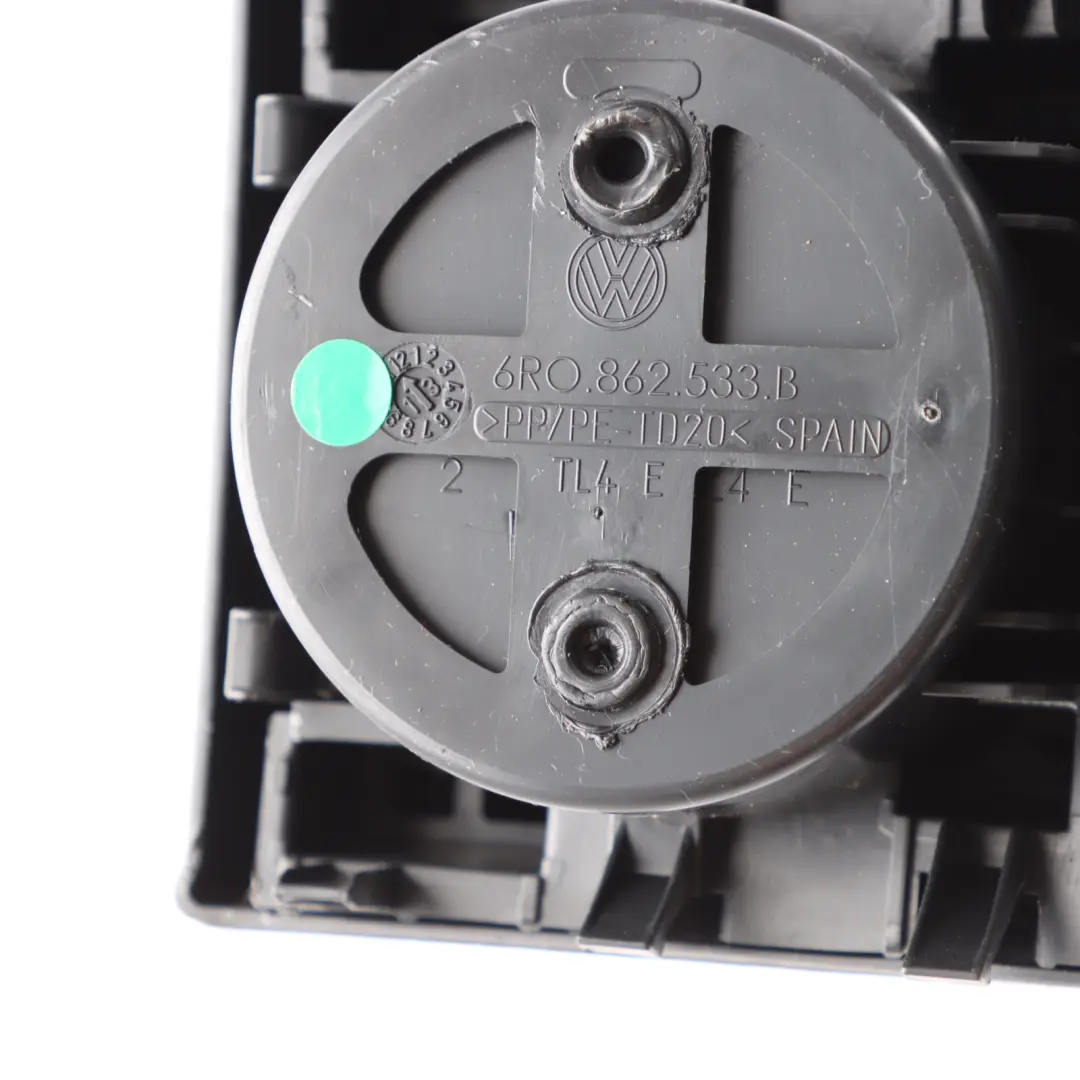 Holder Centre Console Rear Drink Holder Storage Trim to VW Polo 6R Cup with Part number 6R0862533B VW Polo 6R Cup Holder Centre Console Rear Drink Holder Storage Trim - SKU 6R0862533B - Part number 6R0862533B