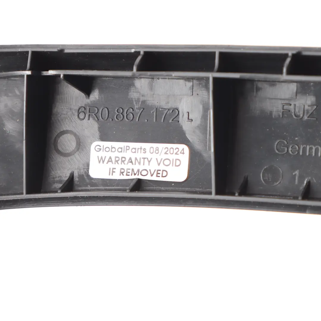 VW Polo 6R Hintere Tür Inneren Haltegriff Trim Abdeckung Panel Rechts - SKU 6R0867172L - Teilenummer 6R0867172L