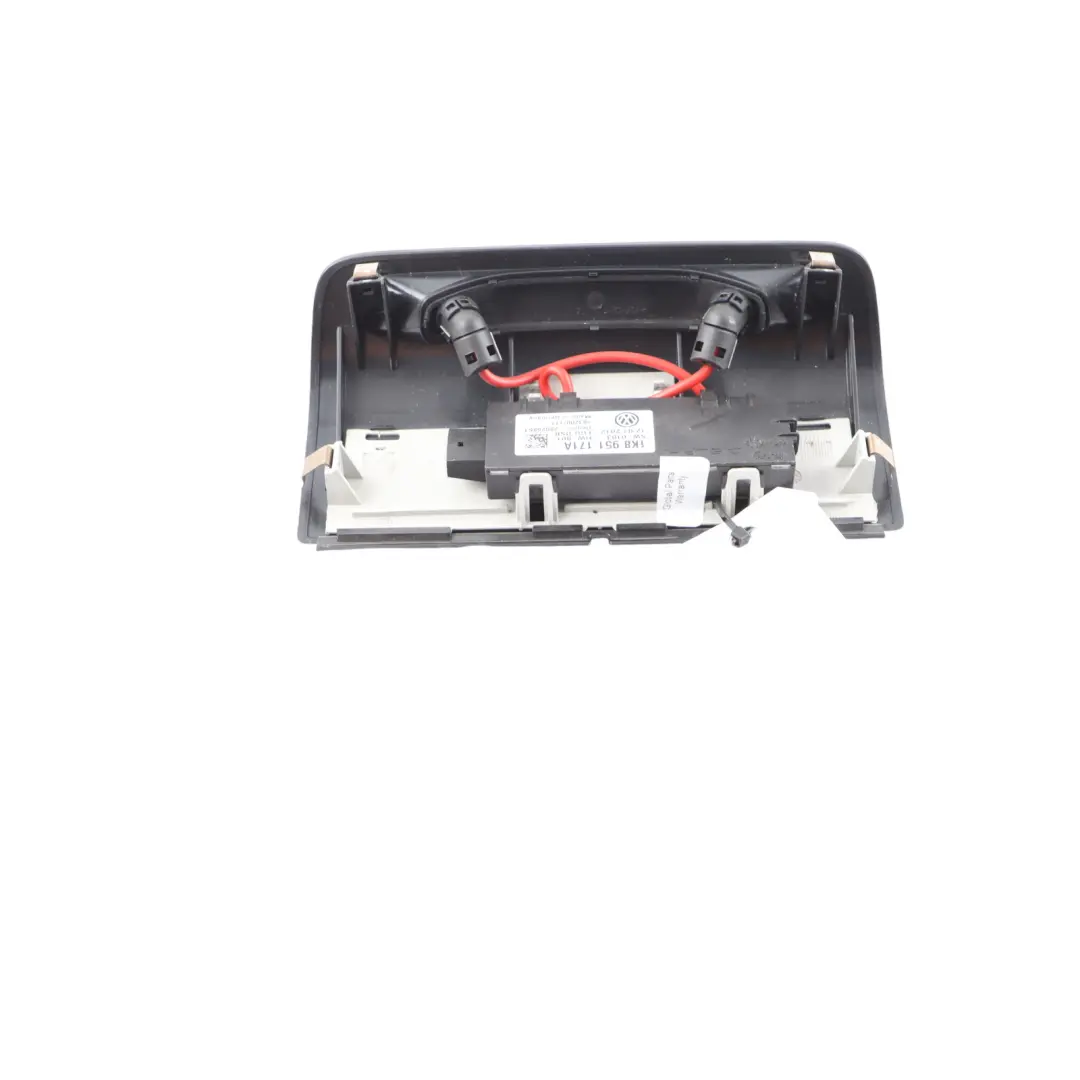 VW Polo 6R Ultrasonic Alarm Module Headliner Trim Cover Panel Black - SKU 6R0877829C - Part number 6R0877829C