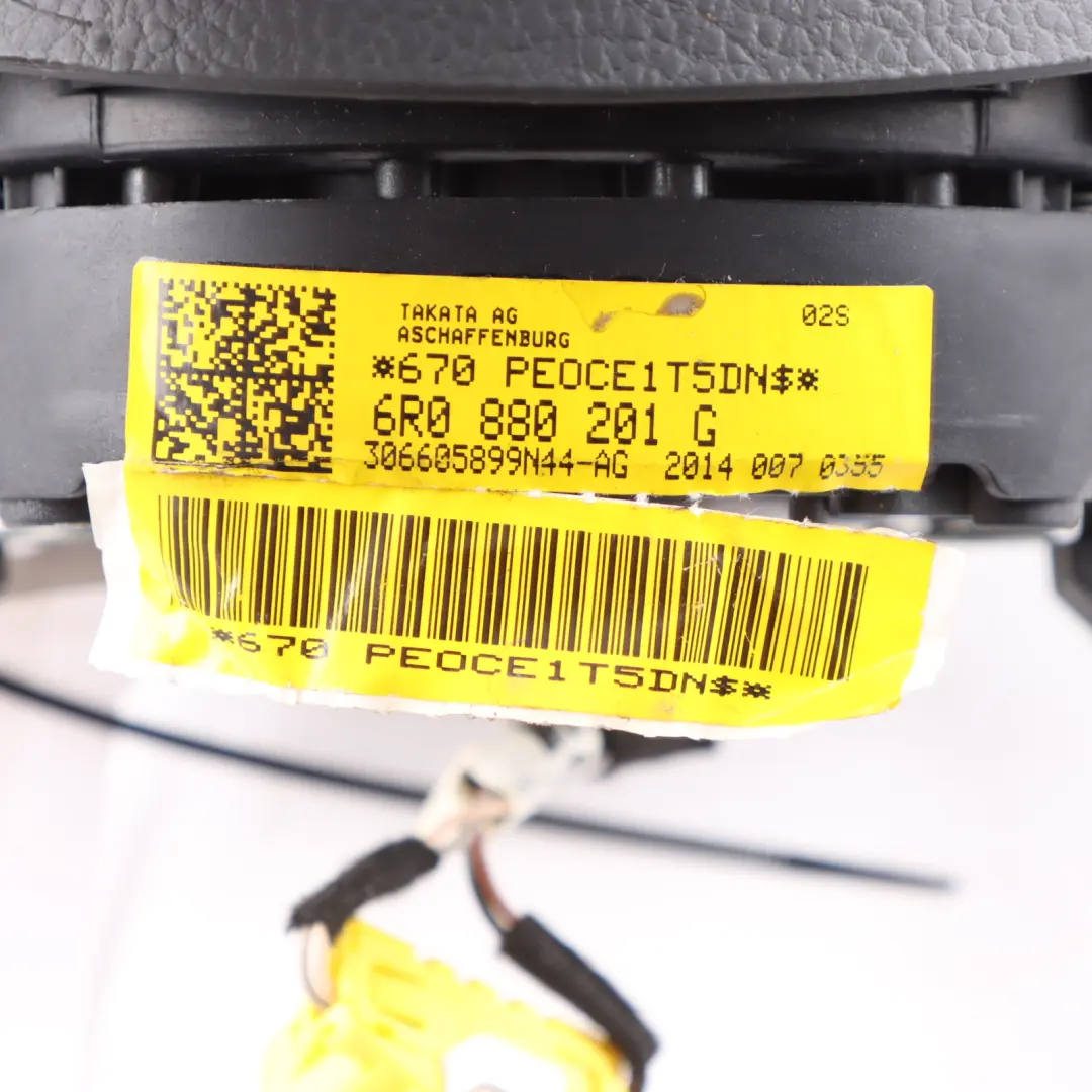 VW Volkswagen Polo 6R Steering Wheel Air Module SRS Safety Unit - SKU 6R0880201J - Part number 6R0880201J