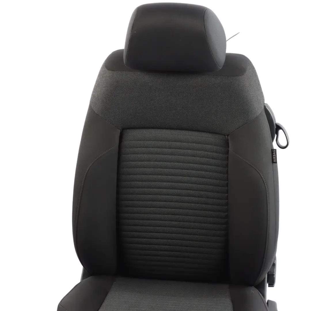 VW Volkswagen Polo 6R 3D Front Left N/S Fabric Titan Black Interior - SKU 6R0881805EM-1 - Part number 6R0881805EM
