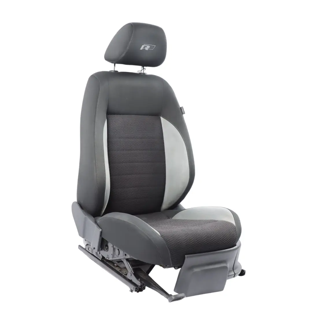 R-Line Front Left N/S Seat Fabric Cloth Seat Black Grey to VW Volkswagen Polo 6R with Part number 6R0881805MS VW Volkswagen Polo 6R R-Line Front Left N/S Seat Fabric Cloth Seat Black Grey - SKU 6R0881805MS-1 - Part number 6R0881805MS