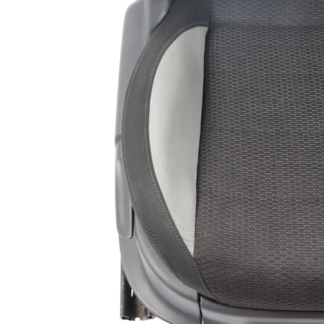 VW Volkswagen Polo 6R R-Line Front Right O/S Seat Fabric Cloth Seat Black Grey - SKU 6R0881806MA-1 - Part number 6R0881806MA