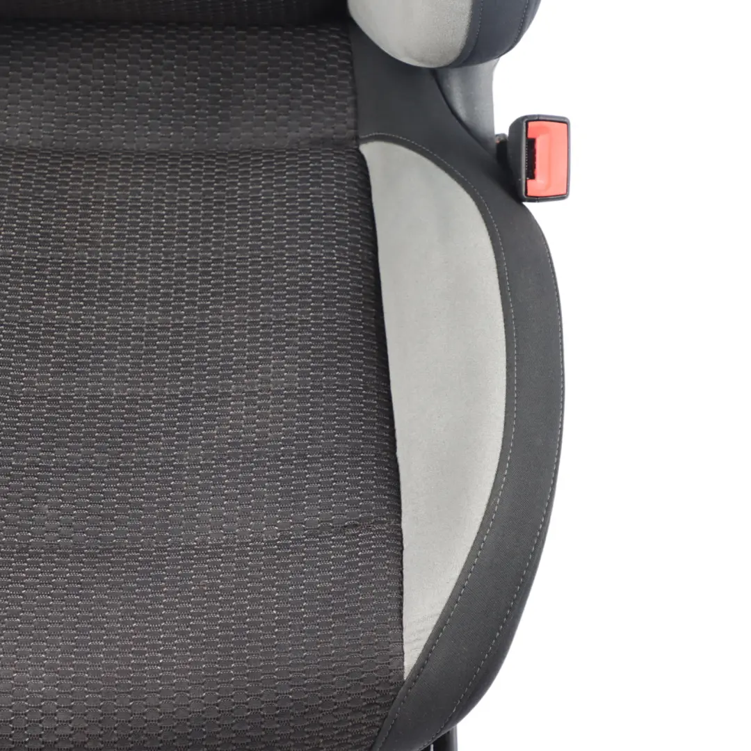 VW Volkswagen Polo 6R R-Line Front Right O/S Seat Fabric Cloth Seat Black Grey - SKU 6R0881806MA-1 - Part number 6R0881806MA