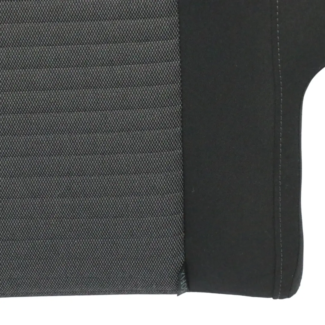 VW Polo 6R Dossier siège arrière gauche Tissu couverture Titan Black - SKU 6R0885805R - Numéro de pièce 6R0885805R