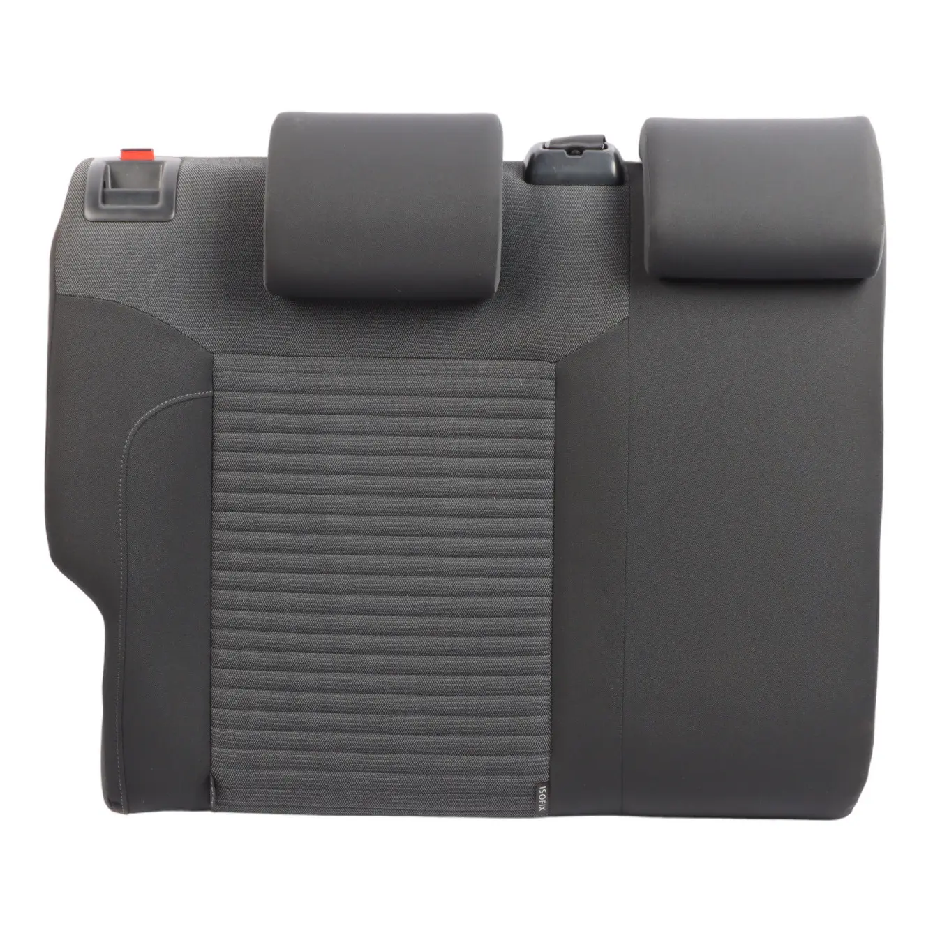 VW Polo 6R Asiento Respaldo Trasero Derecho Funda Tejido Titan Negro 6R0885806BQ