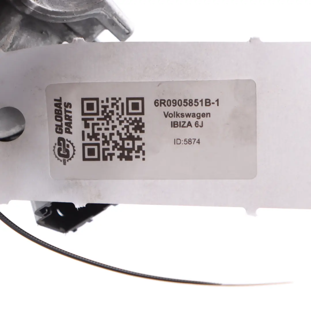 VW Volkswagen Polo 6R Ignation Steering Wheel Lock Cylinder + Key - SKU 6R0905851B - Part number 6R0905851B