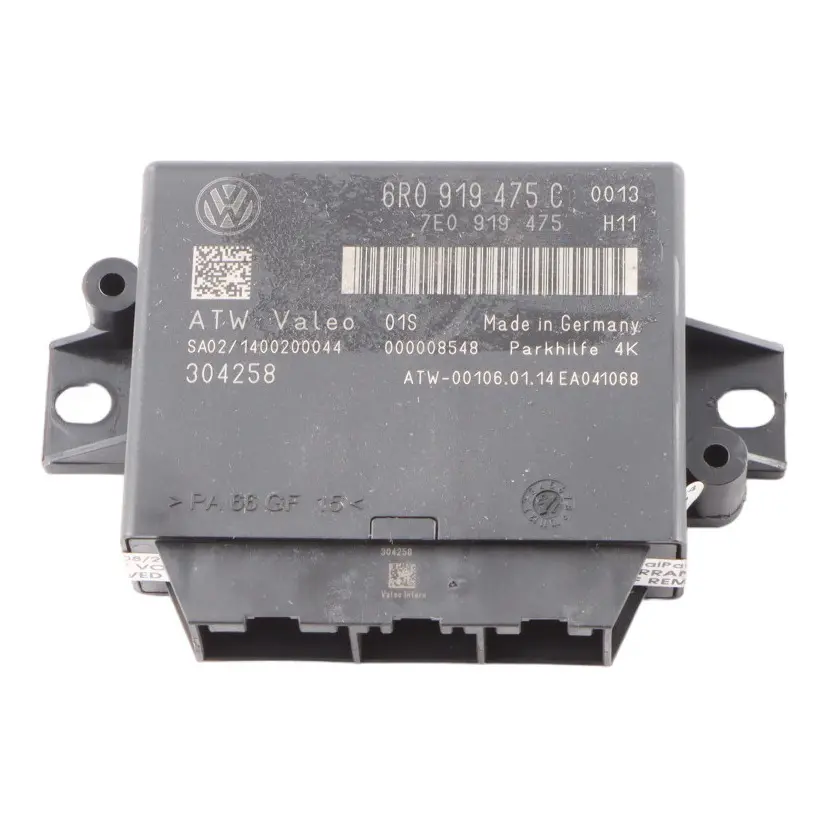 PDC Parksensor Steuergerät Modul für VW Volkswagen Polo 6R mit Teilenummer 6R0919475C VW Volkswagen Polo 6R PDC Parksensor Steuergerät Modul - SKU 6R0919475C - Teilenummer 6R0919475C