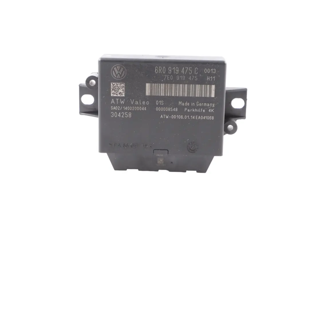 VW Volkswagen Polo 6R Moduł Sterownik Parkowania PDC - SKU 6R0919475C - Numer Części 6R0919475C