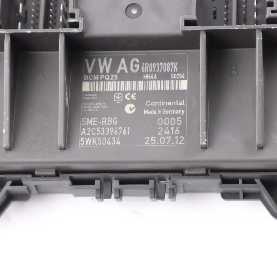 Module VW Polo 6R Seat Ibiza 6J Fuse Box Comfort BCM Body Control to BCM with Part number 6R0937087K BCM Module VW Polo 6R Seat Ibiza 6J Fuse Box Comfort BCM Body Control - SKU 6R0937087K-1 - Part number 6R0937087K