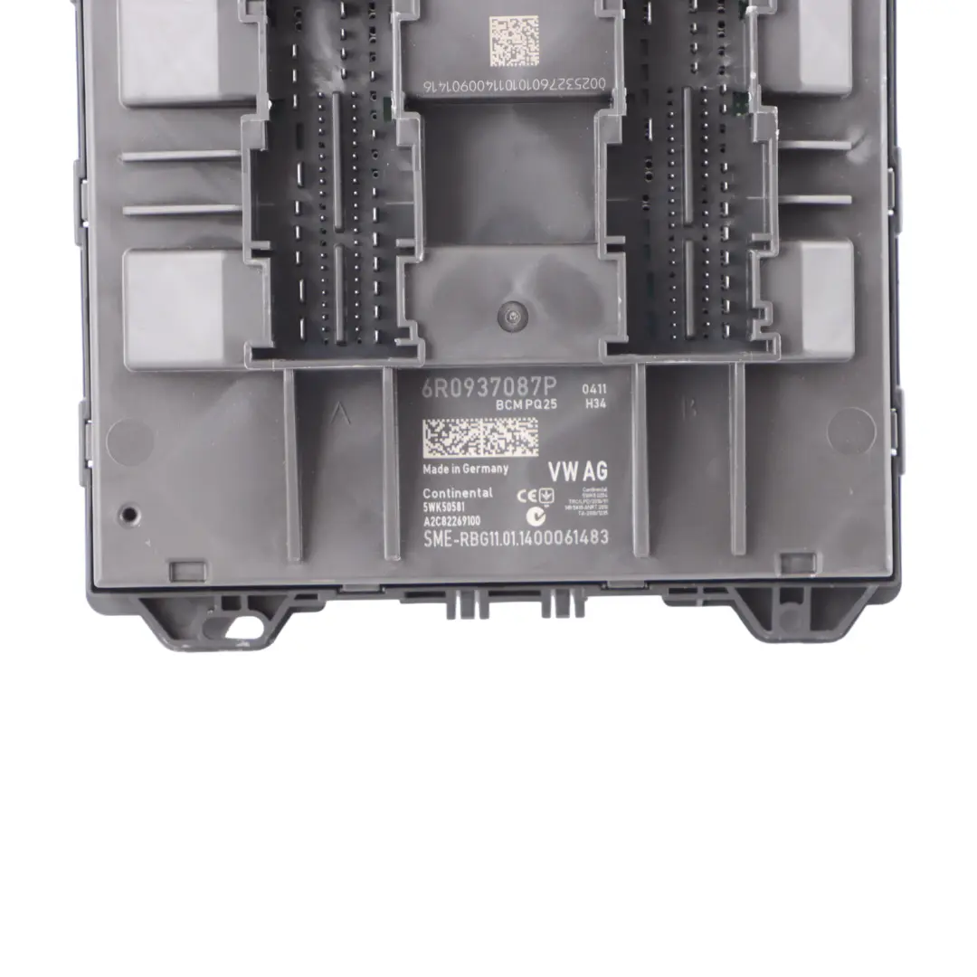VW Polo 6R Módulo la caja fusibles Confort BCM de la carrocería ECU - SKU 6R0937087P - Número de pieza 6R0937087P