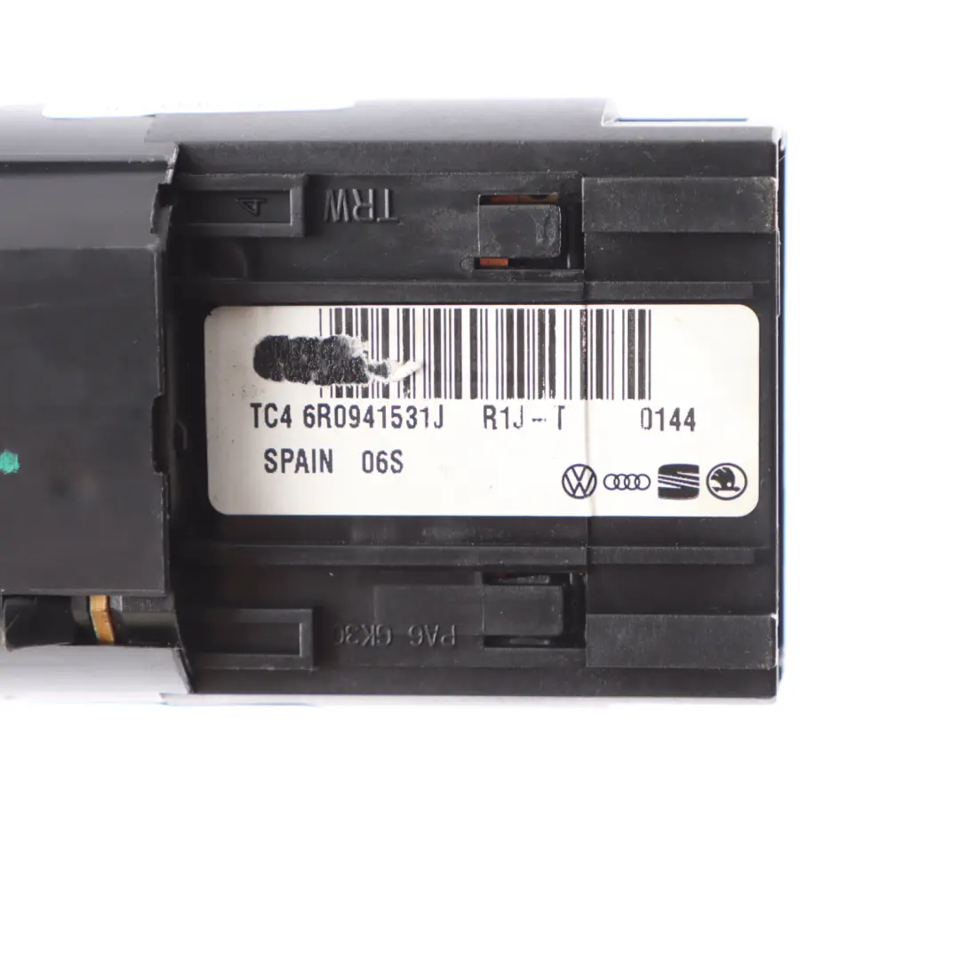 Volkswagen Polo Mk5 Scheinwerfer Nebelschein Schalter Bedienfeld - SKU 6R0941531J - Teilenummer 6R0941531J