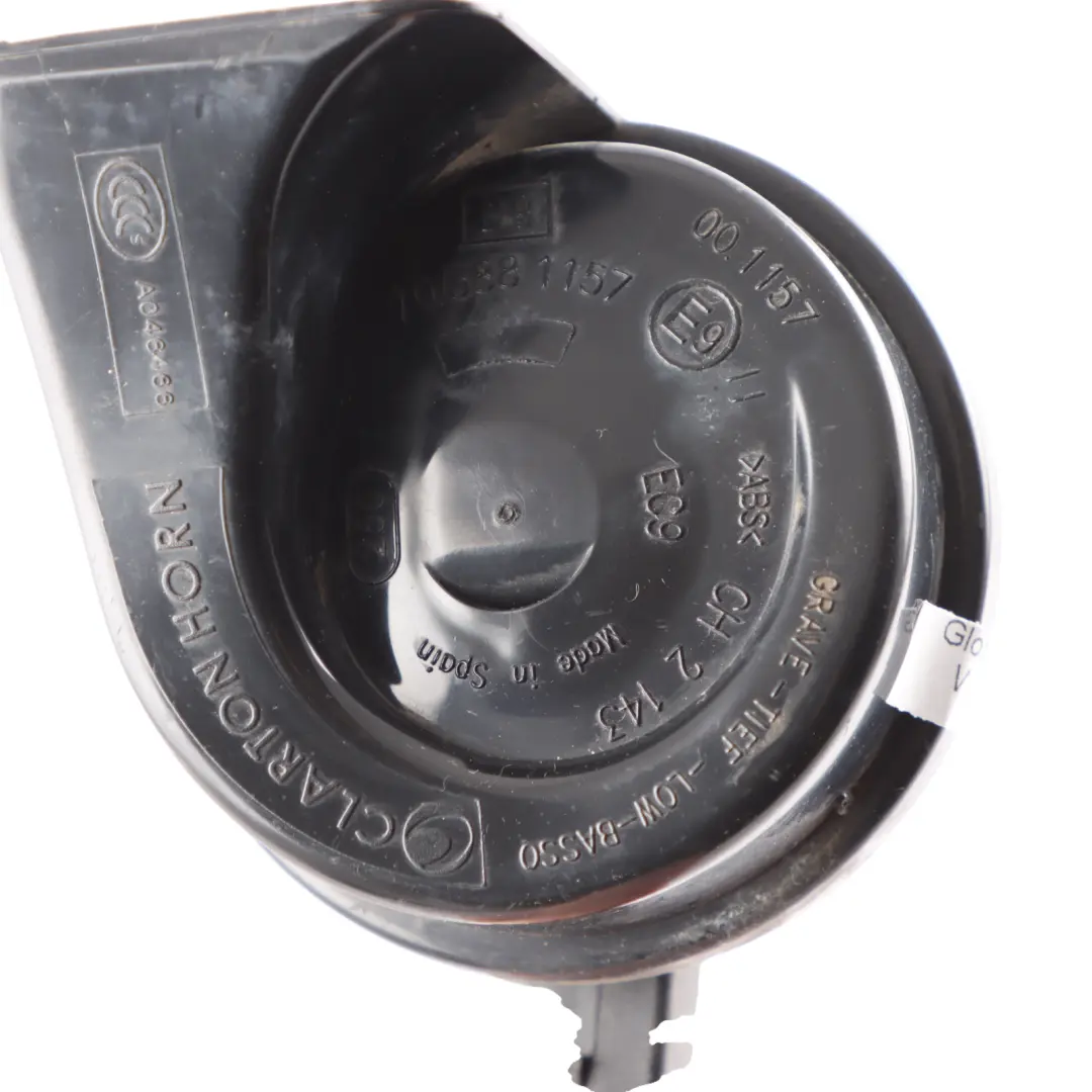 VW Volkswagen Polo 6R Señal de Aire Bocina Tono Bajo Fanfarria - SKU 6R0951221A - Número de pieza 6R0951221A