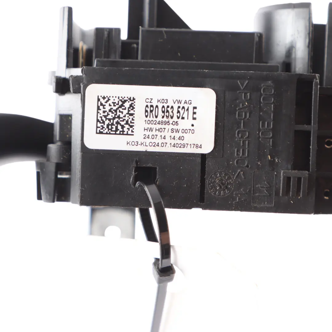 Steering Column Indicator Wiper Stalk Squib 6R0953521E to VW Volkswagen Polo 6R with Part number 6R0953507A VW Volkswagen Polo 6R Steering Column Indicator Wiper Stalk Squib 6R0953521E - SKU 6R0953507A - Part number 6R0953507A