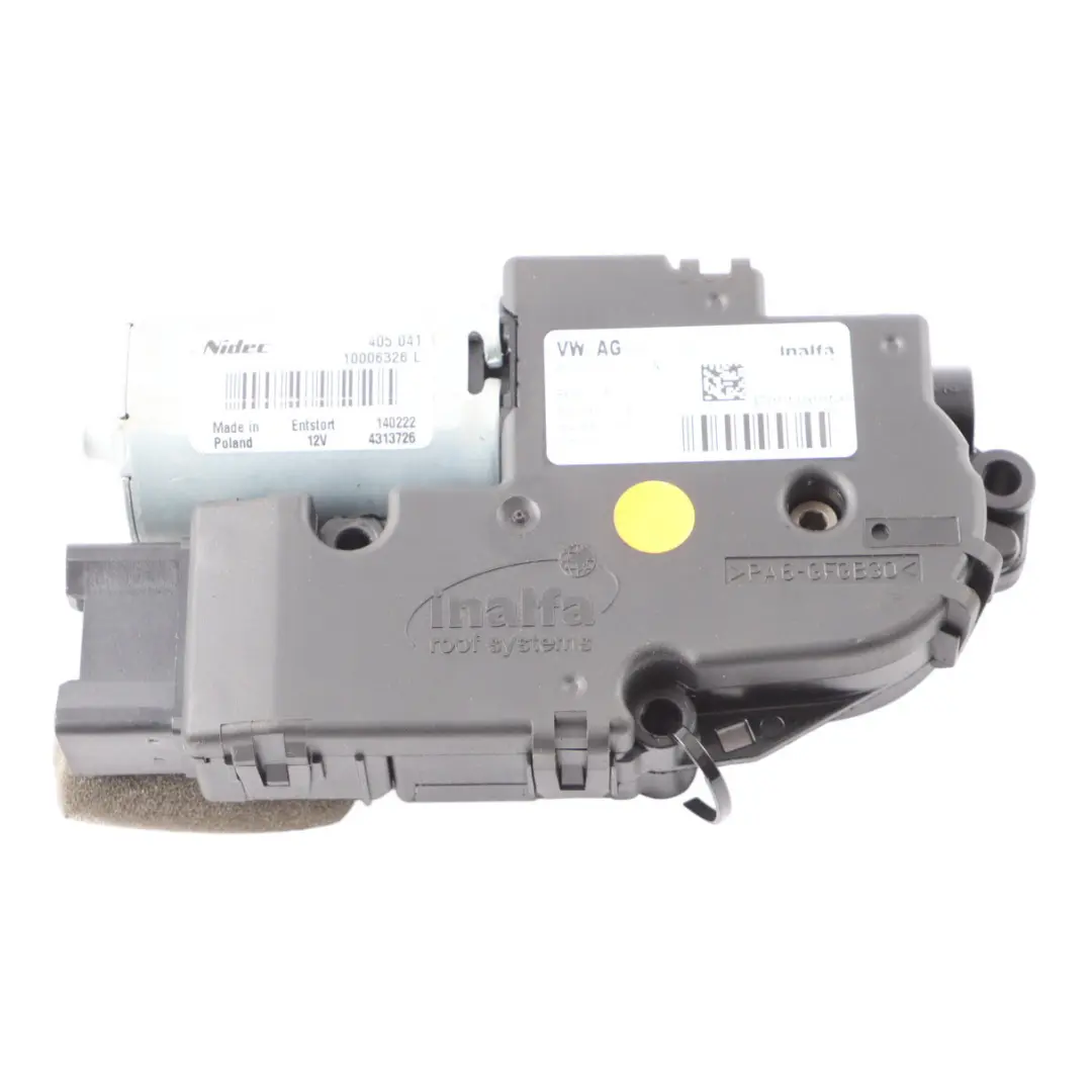 6J Volkswagen Scirocco Passat Sunroof Panoramic Motor Drive to Seat Ibiza with Part number 6R0959591 Seat Ibiza 6J Volkswagen Scirocco Passat Sunroof Panoramic Motor Drive - SKU 6R0959591 - Part number 6R0959591