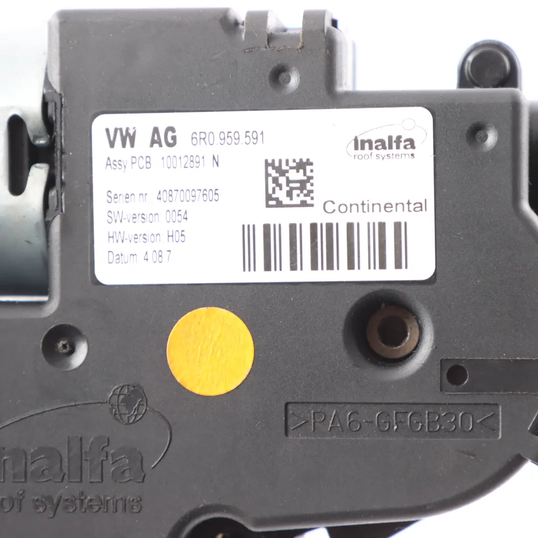 Seat Ibiza 6J Volkswagen Scirocco Passat Sunroof Panoramic Motor Drive - SKU 6R0959591 - Part number 6R0959591