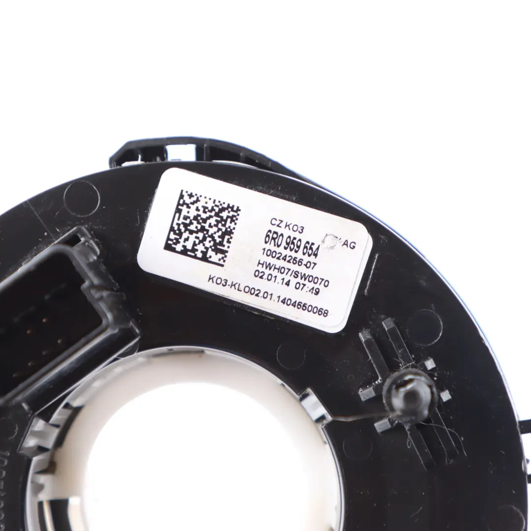 Lenkradwinkelsensor Squib für VW Volkswagen Polo 6R mit Teilenummer 6R0959654 VW Volkswagen Polo 6R Lenkradwinkelsensor Squib - SKU 6R0959654 - Teilenummer 6R0959654