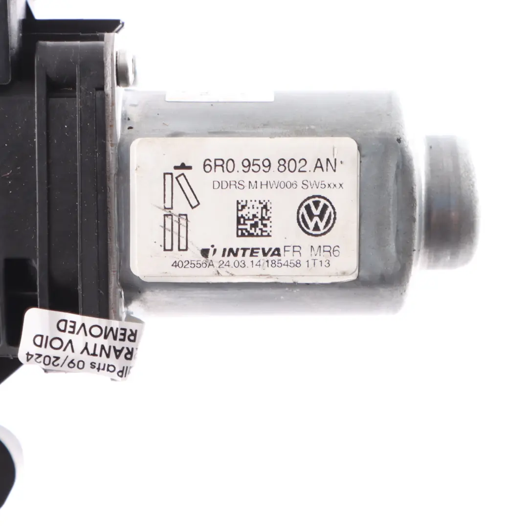 Seat Ibiza 6J Front Window Lifter Right O/S Regulator Motor - SKU 6R0959802EC - Part number 6R0959802EC