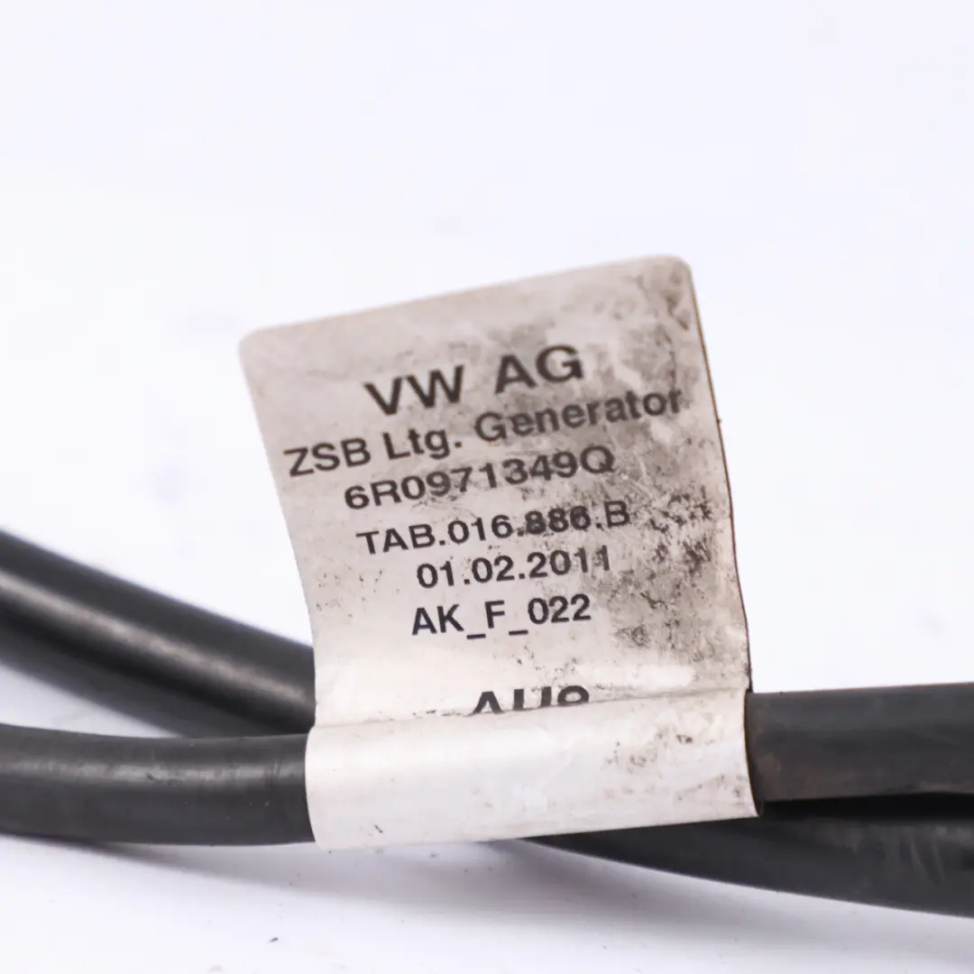Batteriekabel VW Polo 6R Positiv Lichtmaschine Anlasser Verdrahtung B für mit Teilenummer 6R0971349Q Batteriekabel VW Polo 6R Positiv Lichtmaschine Anlasser Verdrahtung B - SKU 6R0971349Q - Teilenummer 6R0971349Q