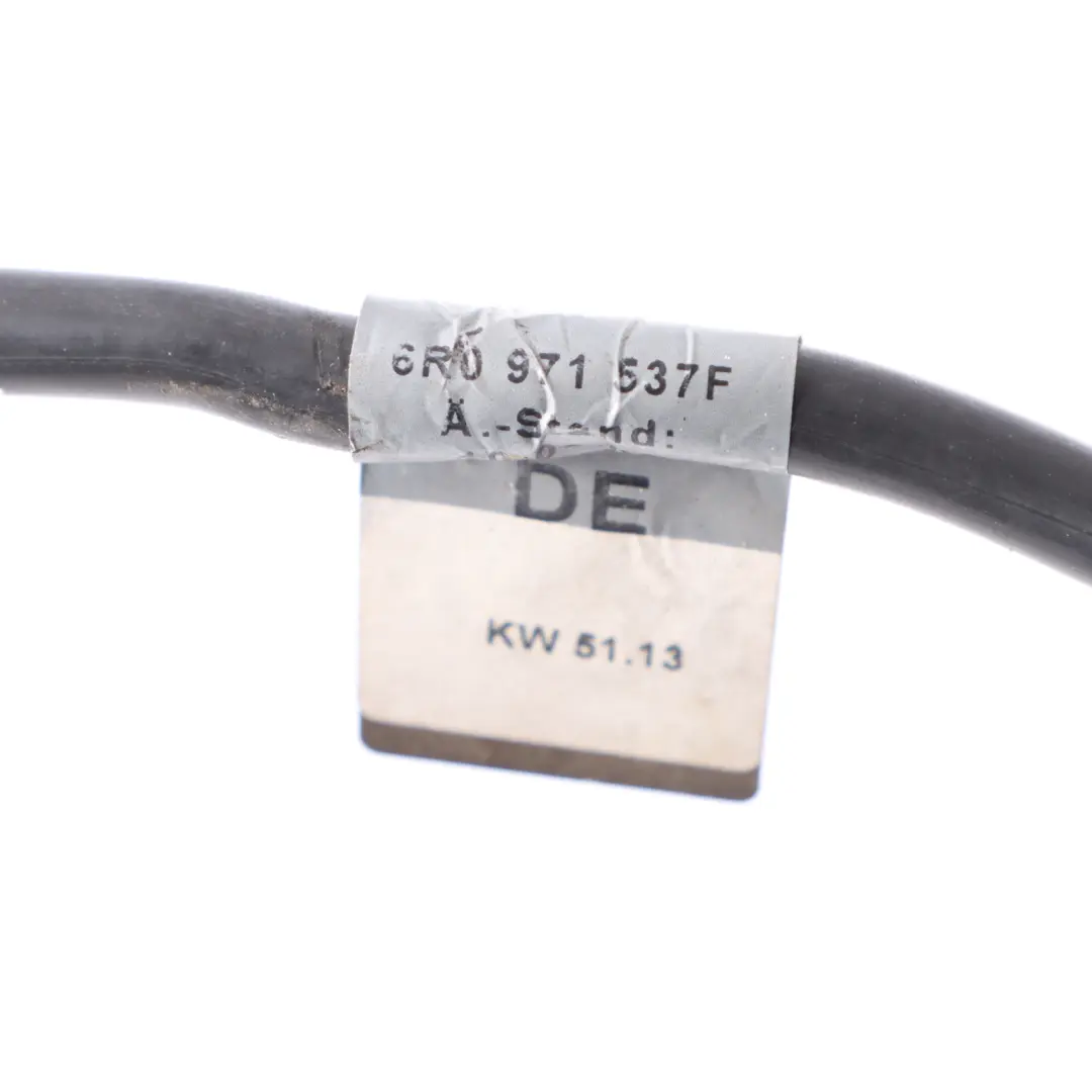 VW Volkswagen Polo 6R Cableado del terminal negativo de la batería - SKU 6R0971537F - Número de pieza 6R0971537F