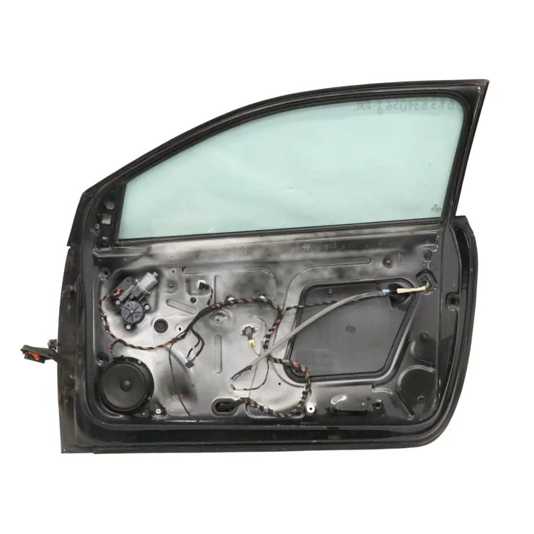 Volkswagen VW Polo 6R Door Front Right O/S Deep Black Metallic - C9X - SKU 6R3831056J-DBL - Part number 6R3831056J