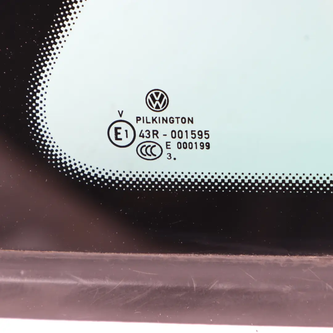 Volkswagen Polo 6R Szyba Boczna Prawa Tylna Prawy Tył AS3 - SKU 6R3845042J - Numer Części 6R3845042J