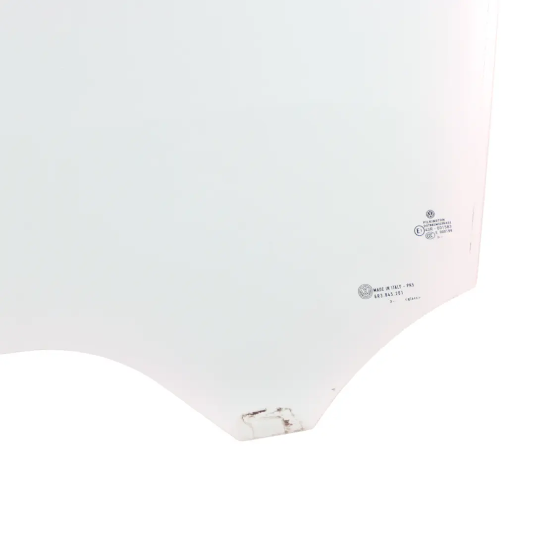 VW Volkswagen Polo 9R 3D Front Left N/S Door Window Glass AS2 - SKU 6R3845201 - Part number 6R3845201