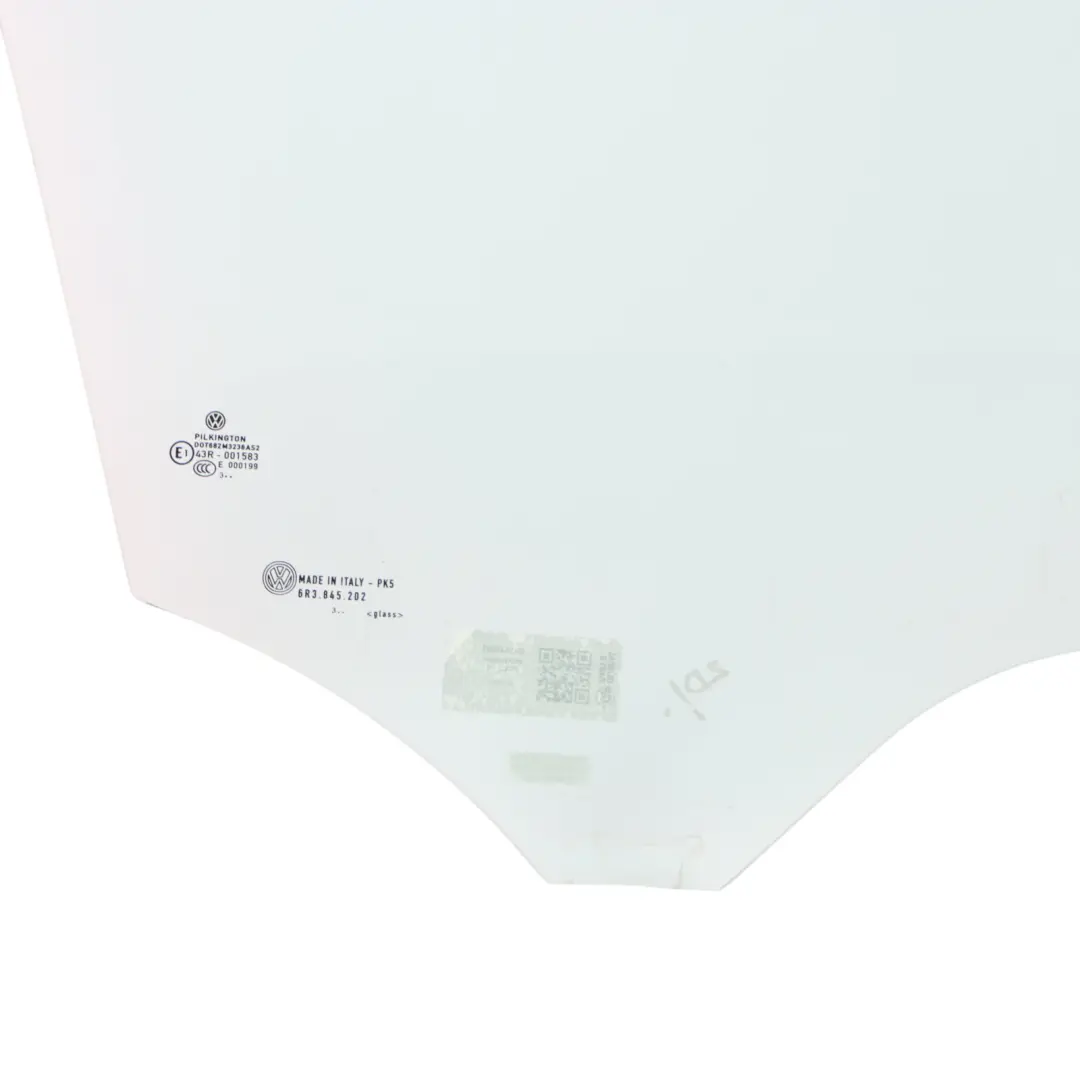9R 3D Front Right O/S Door Window Glass AS2 to VW Volkswagen Polo with Part number 6R3845202 VW Volkswagen Polo 9R 3D Front Right O/S Door Window Glass AS2 - SKU 6R3845202 - Part number 6R3845202