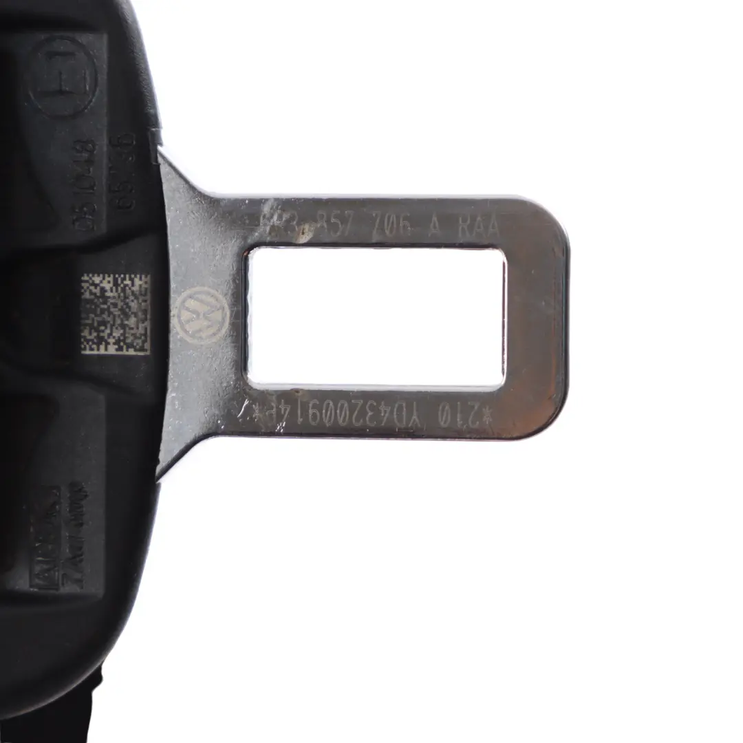 Seatbelt Front Right O/S Seat Safety Upper Belt to VW Volkswagen Polo 6R with Part number 6R3857706A VW Volkswagen Polo 6R Seatbelt Front Right O/S Seat Safety Upper Belt - SKU 6R3857706A - Part number 6R3857706A