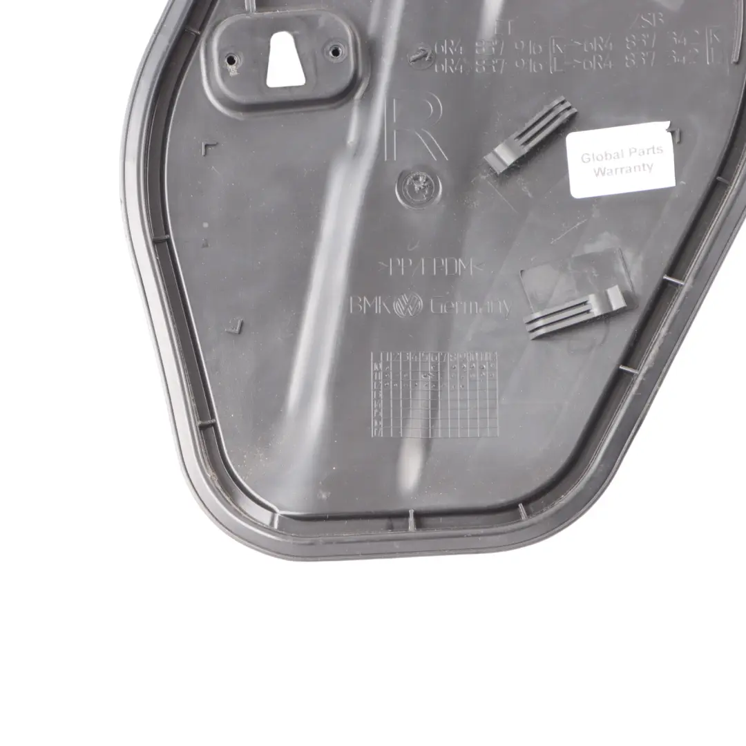 Volkswagen Polo MK5 6R Prawy Przedni Wewnętrzny Panel Pokrywa Drzwi - SKU 6R4837342K - Numer Części 6R4837342K