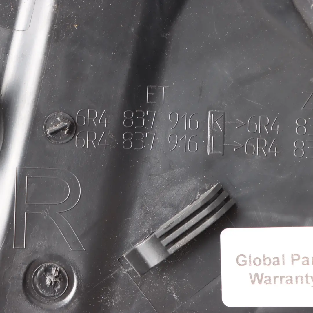 Volkswagen Polo Mk5 6R Panneau Porte Avant Droite Intérieur - SKU 6R4837342K - Numéro de pièce 6R4837342K