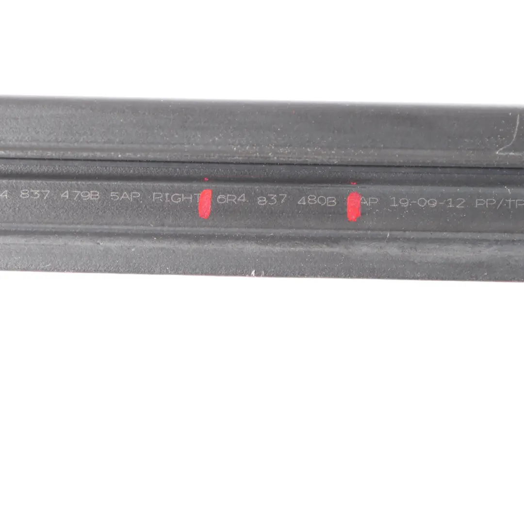 5D Door Seal Front Right O/S Inner Window Weatherstrip to VW Polo 6R with Part number 6R4837480B VW Polo 6R 5D Door Seal Front Right O/S Inner Window Weatherstrip - SKU 6R4837480B - Part number 6R4837480B