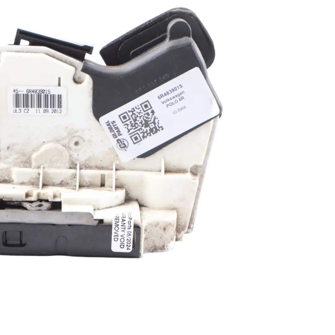 Volkswagen Polo Mk5 6R Door Lock Catch Mechanism Rear Left N/S - SKU 6R4839015 - Part number 6R4839015