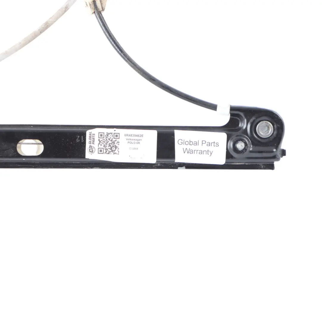 Volkswagen Polo Mk5 6R Door Window Regulator Lifter Rear Right O/S - SKU 6R4839462E - Part number 6R4839462E